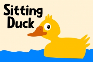 Sitting Duck Font Font Download
