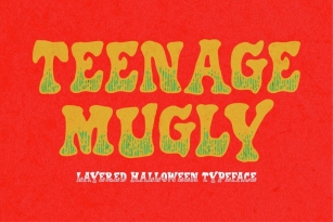 Teenage Mugly Font Font Download