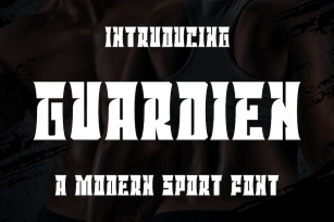 Guardien - Sport Font Font Download