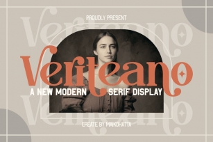 Veriteano - Modern Serif Display Font Download