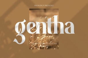 Gentha - Ligature Serif Font Font Download