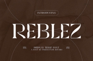 Reblez Elegant Serif Font Typeface Font Download