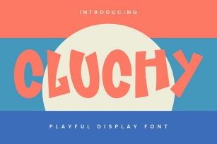 Cluchy Playful Display Font Font Download