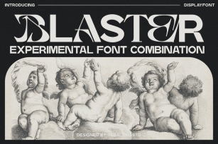 Blaster Display  - Combination Typeface Font Download