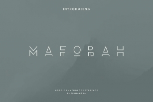 Mafobah - Modern Luxury Font Font Download
