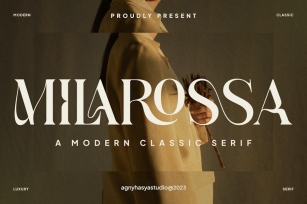 Milarossa - A Modern Classic Serif Font Download