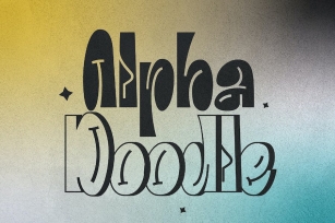 Alpha Doodle - Graffiti Typeface Font Download
