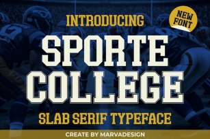 Sporte College - A Classic Slab Font Font Download