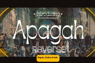Apagah Reverse Font Download