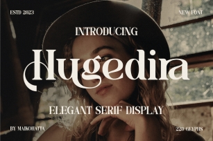 Hugedira - Elegant Serif Display Font Font Download