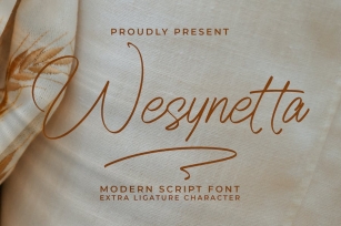 Wesynetta Font Download