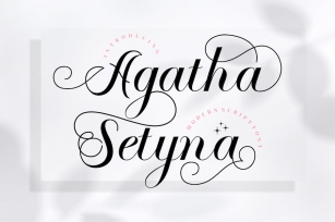 Agatha Setyna Font Download