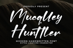Mucqlley Hunttler Font Download