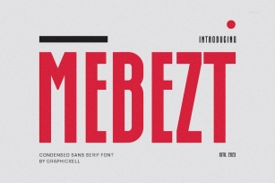 Mebezt Modern Futuristic Sans Serif Font Font Download