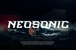 Neosonic - Futuristic Font Font Download