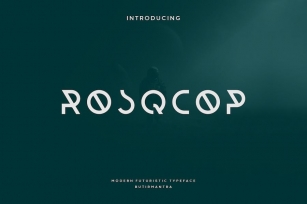 Rosqcop - Futuristic Cyber Font Font Download