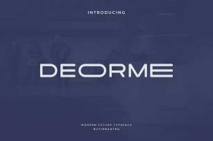 Deorme - Modern Display Font Font Download