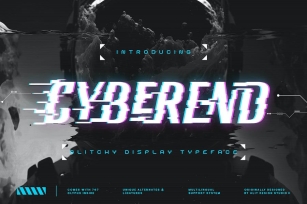 Cyberend Typeface Font Download