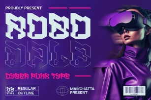 Robo Dale - Cyberpunk Type Font Download