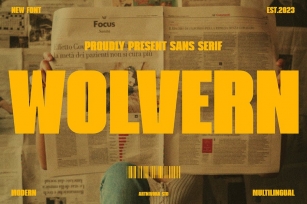Wolvern - Sans Serif Font Font Download