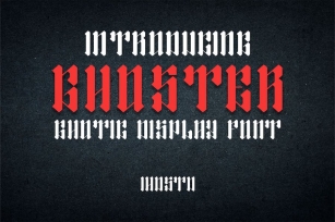 Ghoster Ghotic Display Font Font Download