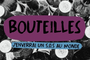 Bouteilles Font Font Download