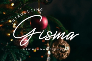 Gisma New Hand Written Font. Font Download