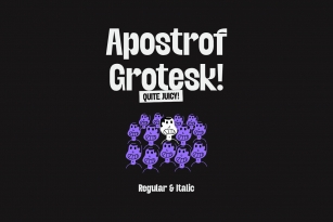 Apostrof Grotesk Font Font Download