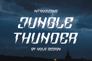 Jungle Thunder Font Font Download