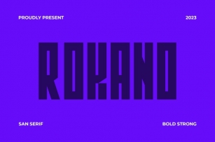 Rokano Bold Font Font Download