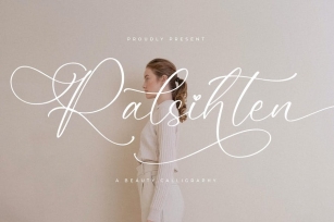 Ralsihten Modern Calligraphy Font Font Download