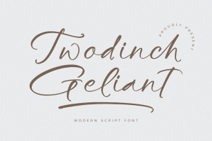 Twodinch Geliant Modern Script Font Font Download