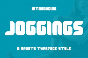 Joggings - A Sport Typeface Bold Font Font Download