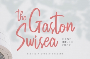 The Gaston Swisea Font Font Download