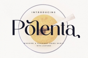 Polenta - Modern Ligature Font Font Download