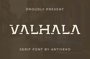 Valhala Serif Typeface Font Download