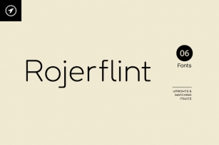 Rojerflint - Unique Font Family Font Download