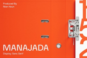 Manajada - Display Sans Serif Font Download