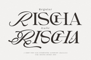 Rischa Unique Luxury Serif Font Download