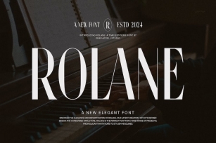 Rolane Elegant Serif Font Typeface Font Download