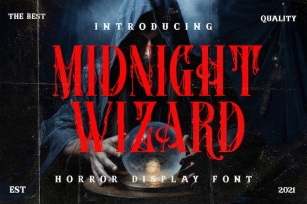 Midnight Wizard Metal Horror Font Font Download