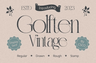 Golften Vintage Font Download