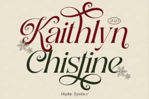 Kaithlyn Chistine Font Download
