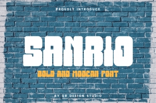 Sanrio - Thick & Groovy Font Font Download