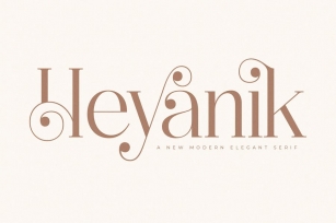 Heyanik Modern Serif Font Font Download