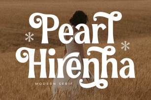 Pearl Hirenha Modern Serif Font Font Download