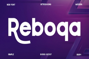 Reboqa - Modern Sans Serif Font Download