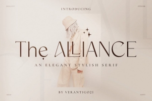 The Alliance - Elegant Serif Font Font Download