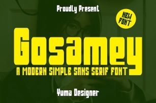Gosamey - A Popular Sans Serif Font Font Download