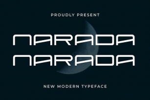 Narada | Futuristic Modern Font Font Download
